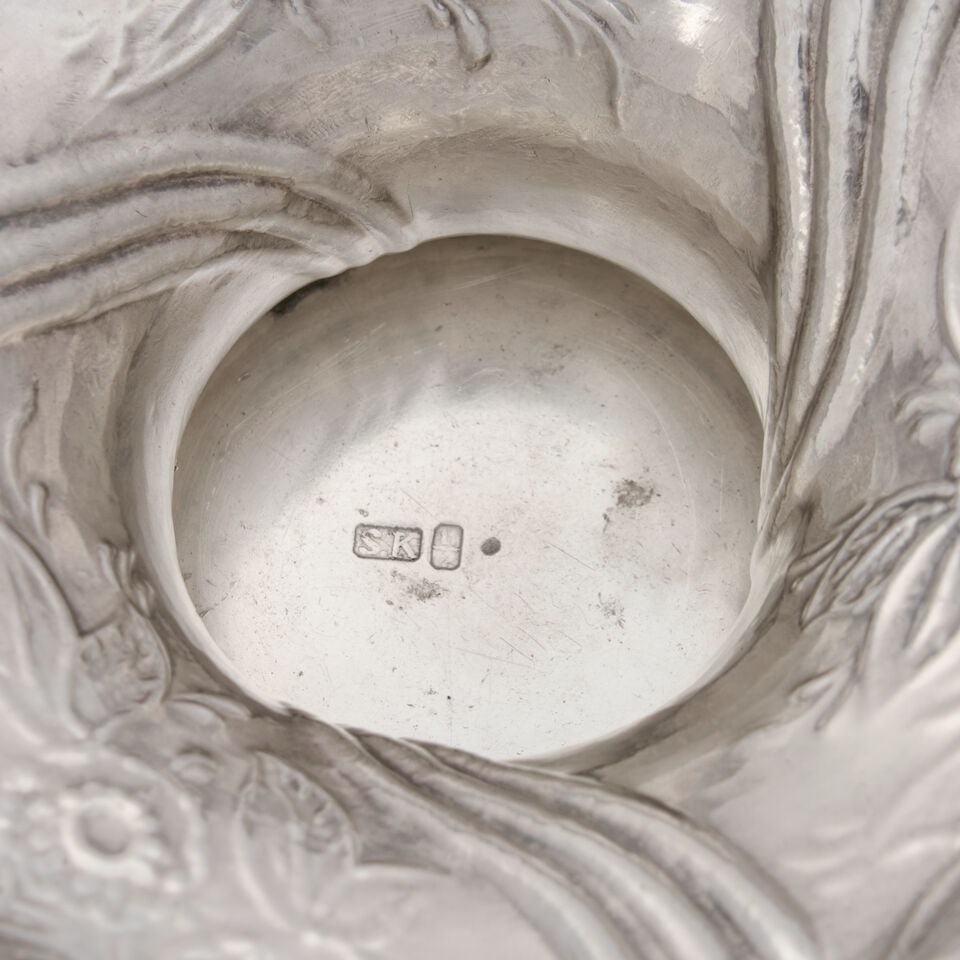 S. Kirk 11oz Silver Pedestal Bowl, - 4