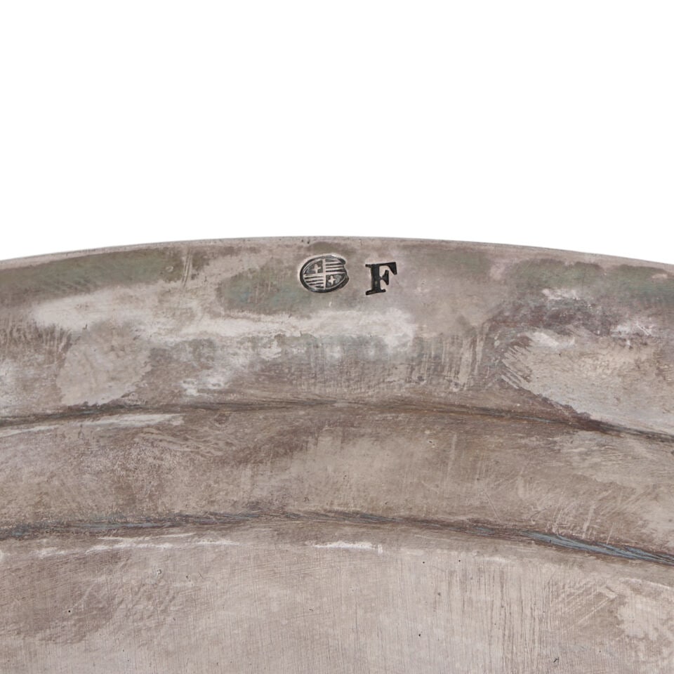 S. Kirk 11oz Silver Salver, - 2