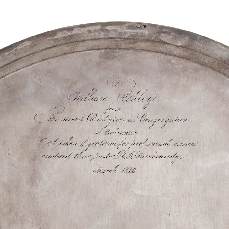 S. Kirk 11oz Silver Salver, - 3