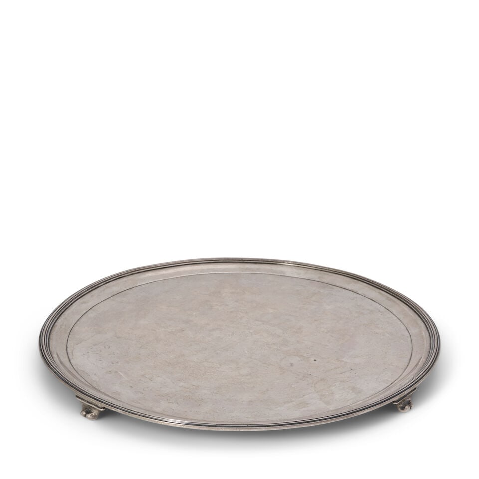 S. Kirk 11oz Silver Salver, - 4