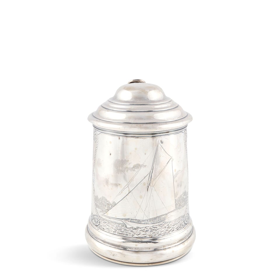 Dominick & Haff Sterling Silver Tankard, - 2