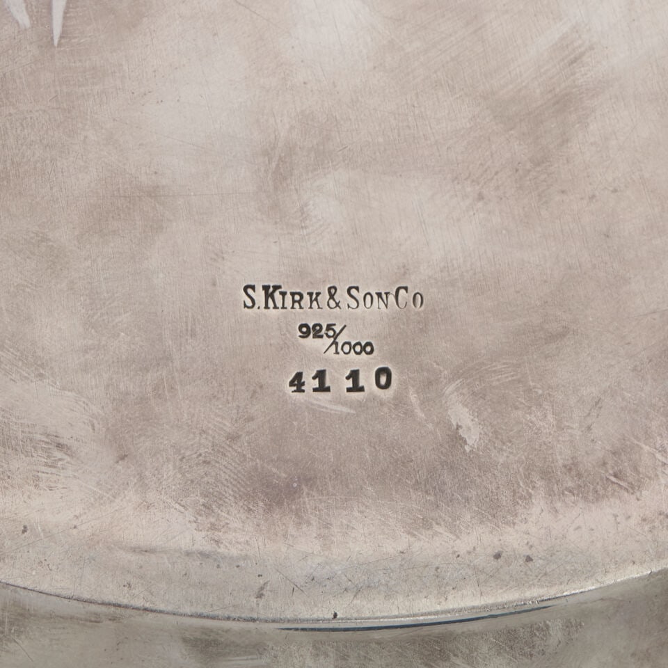S. Kirk Sterling Silver Cake Plate, - 2