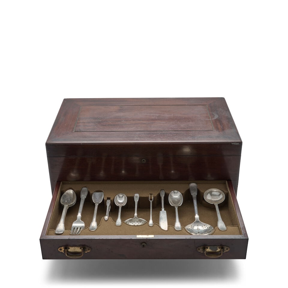 Cased Tifffany & CO. 'Gramercy' Sterling Silver Flatware Service, - 3