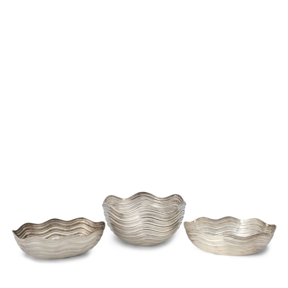 A Set of Three Silver Bowls by Angelo Curti for Tiffany & Co. (1 of 2)