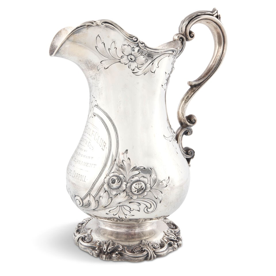 Gorham Sterling Silver Golf Trophy Pitcher, - 2