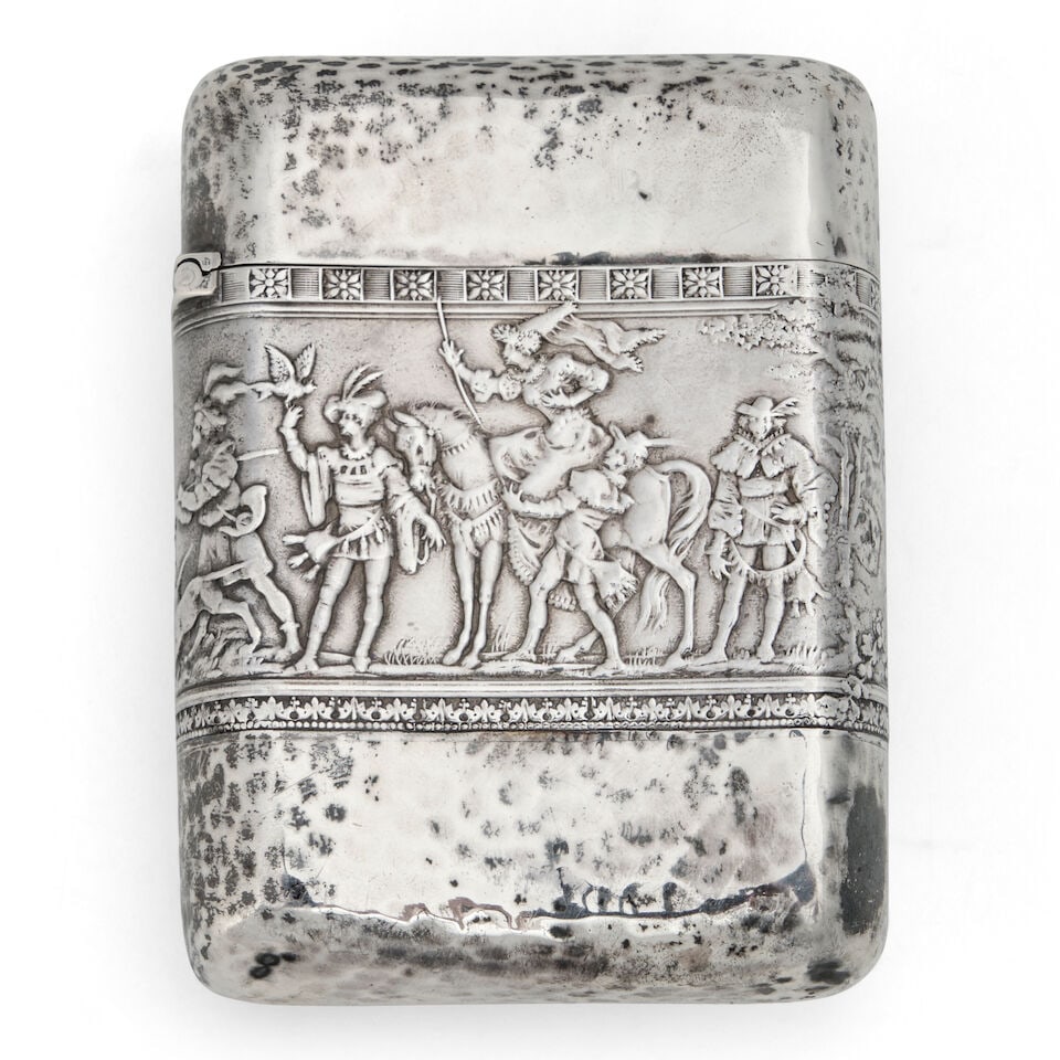 Gorham Sterling Silver Cigarette Case, - 3