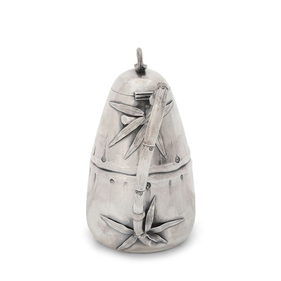 Gorham Japonesque Sterling Silver Coffeepot, - 3