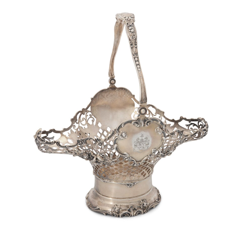 Gorham Sterling Silver-gilt Basket, (1 of 1)