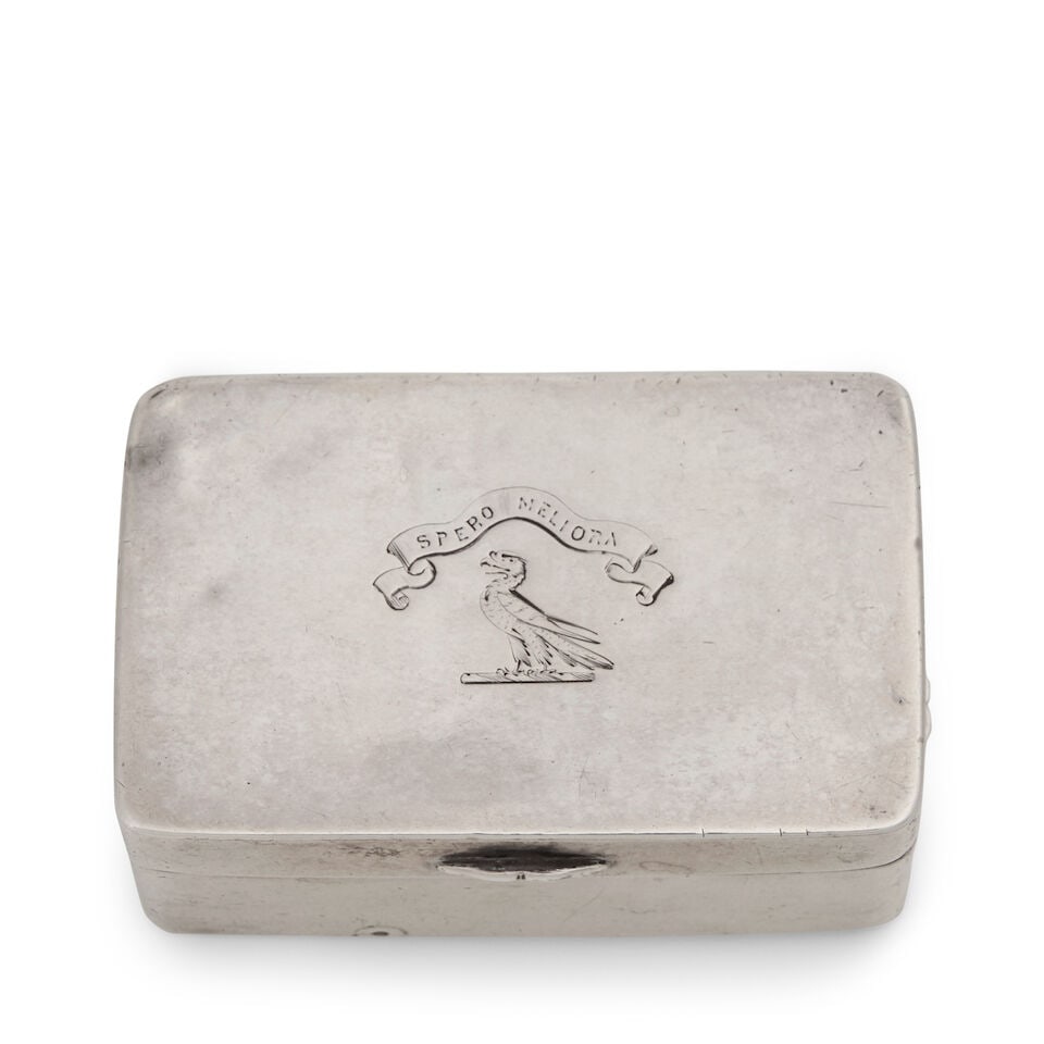 German Silver Nutmeg Grater, - 2