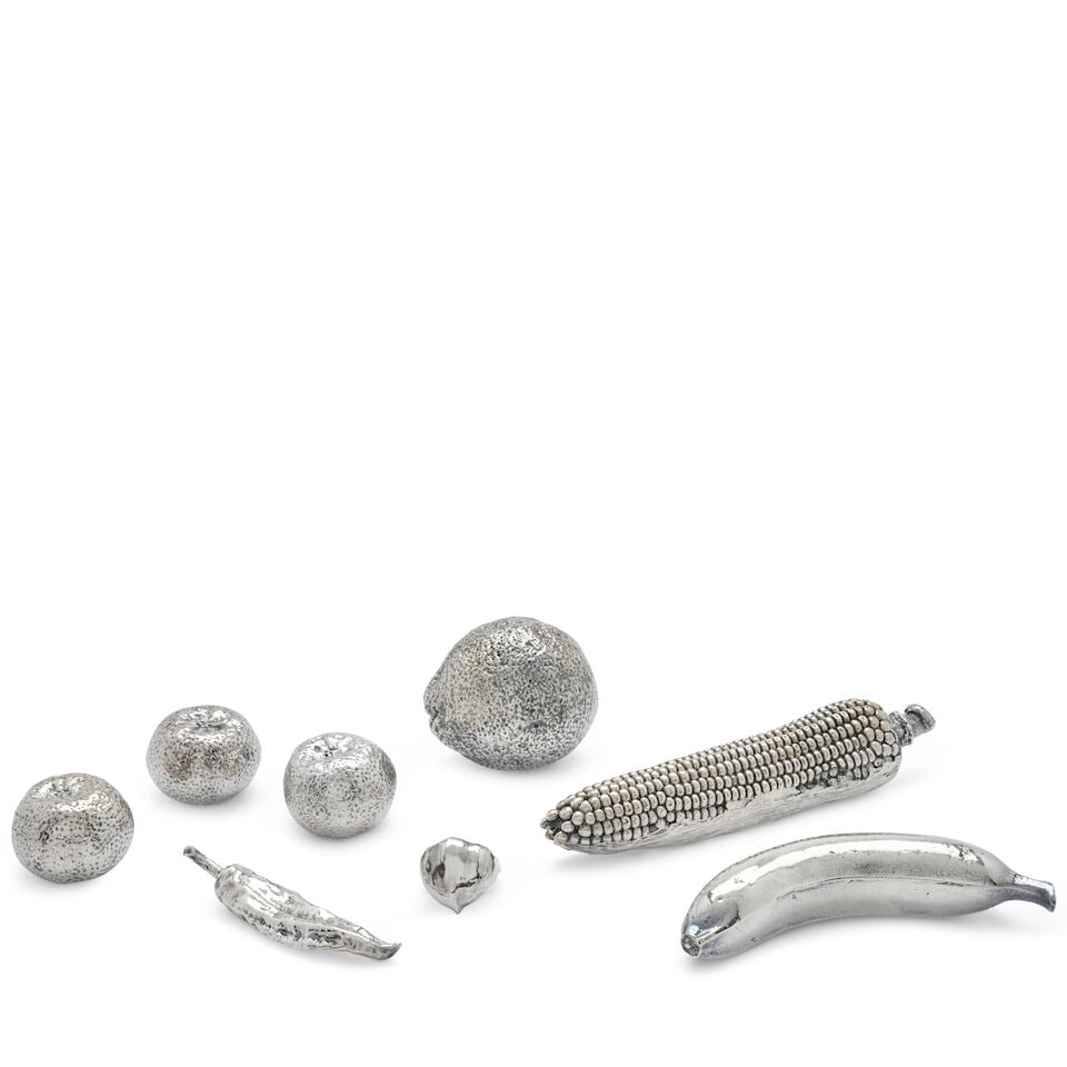 Assortment of Silverplate Fruit, (1 of 2)