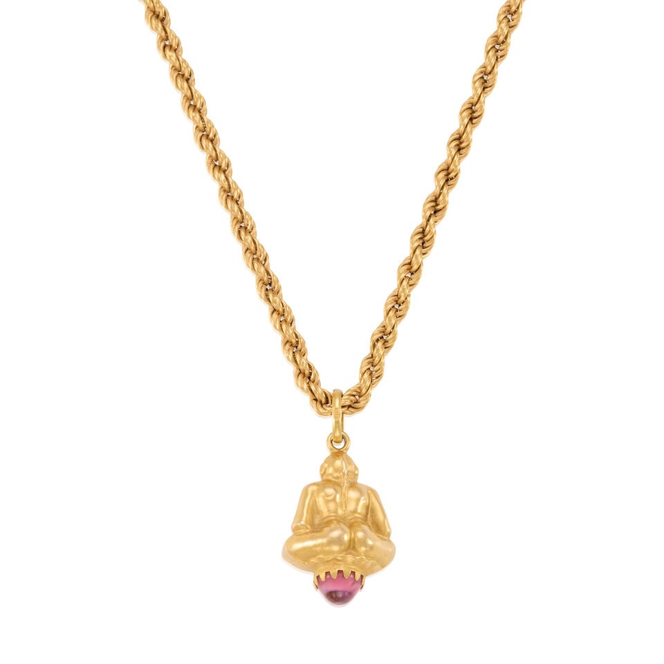 18K GOLD PENDANT NECKLACE - 2