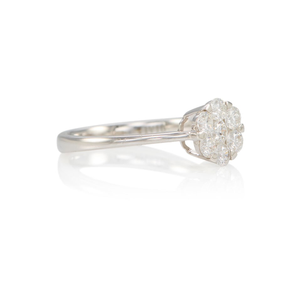 18K GOLD AND DIAMOND RING - 2