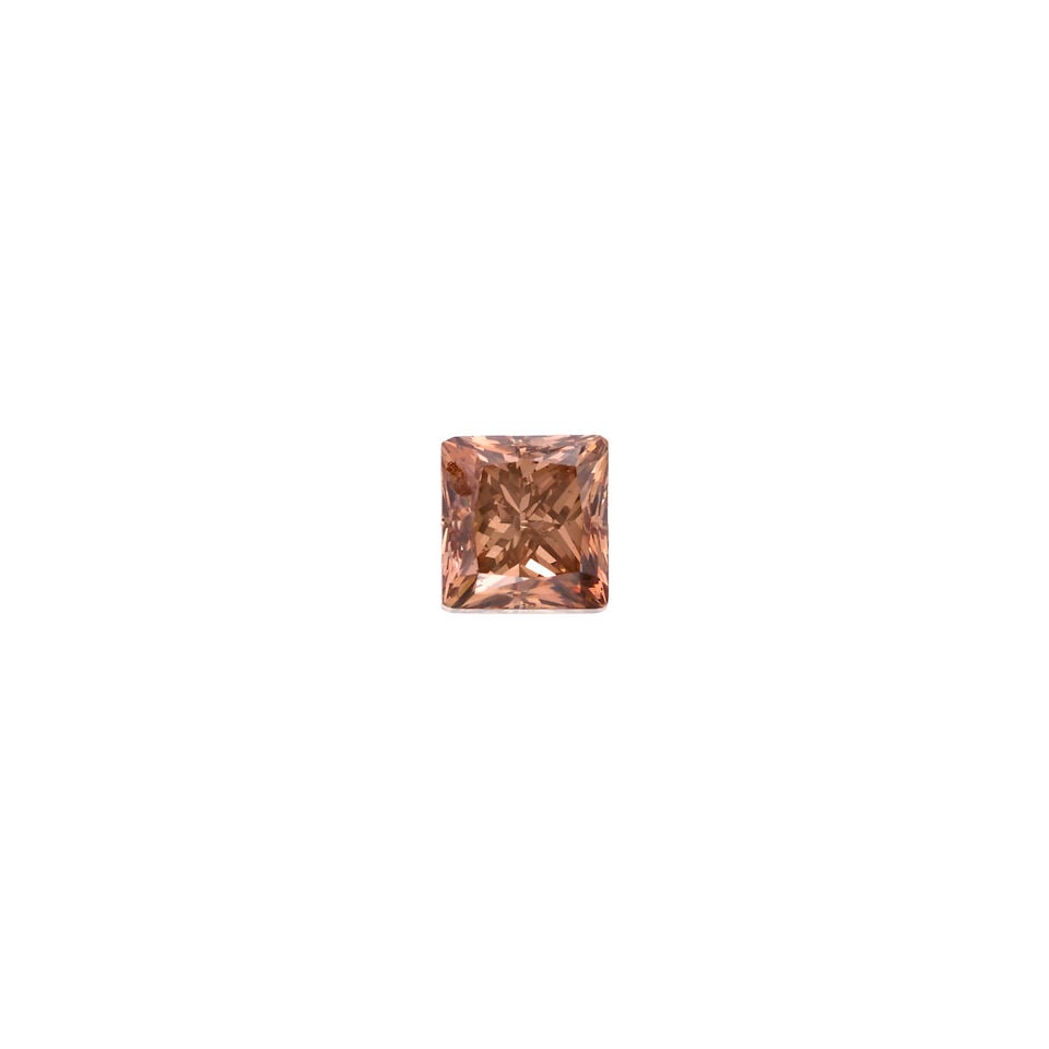 LOOSE FANCY BROWN-ORANGE DIAMOND WITH GIA REPORT: LOOSE FANCY BROWN-ORANGE DIAMOND WITH GIA REPORT • 1 loose Fancy Brown-Orange diamond stated to weigh 1.04 carat • Accompanied by GIA Colored Diamond Identification and Origin Report no.