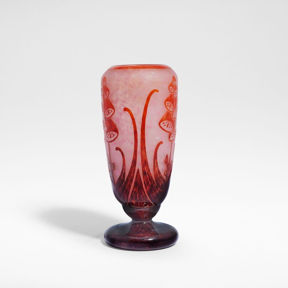 Charles Schneider 'Digitale' Le Verre Français vase, circa 1920 - 3