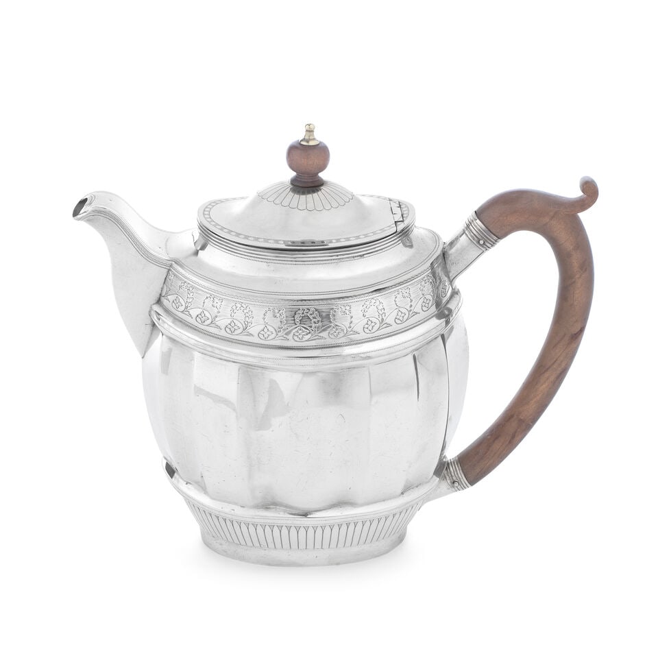 A George III silver coffee pot John Robins, London 1805 (1 of 1)