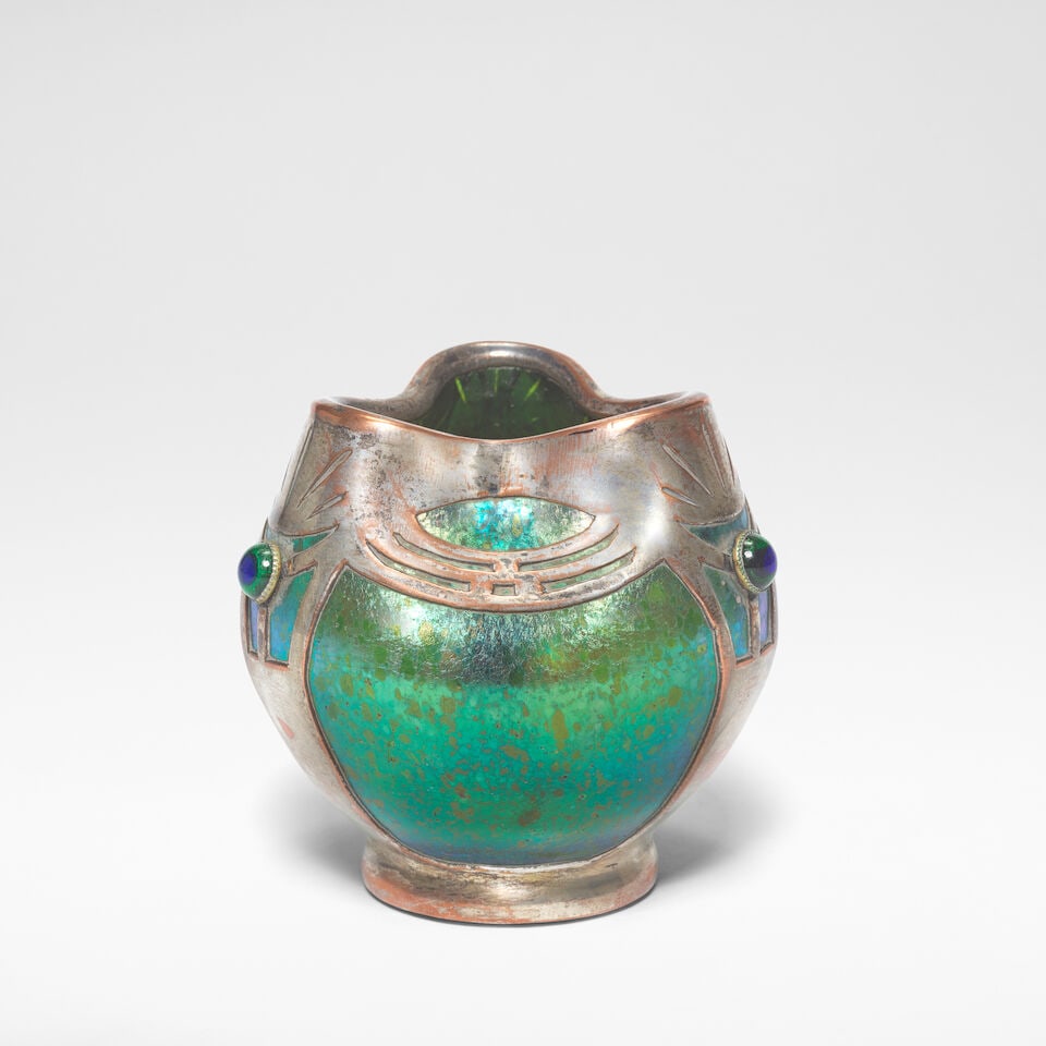 Loetz 'Papillon' vase, circa 1900 (1 of 2)