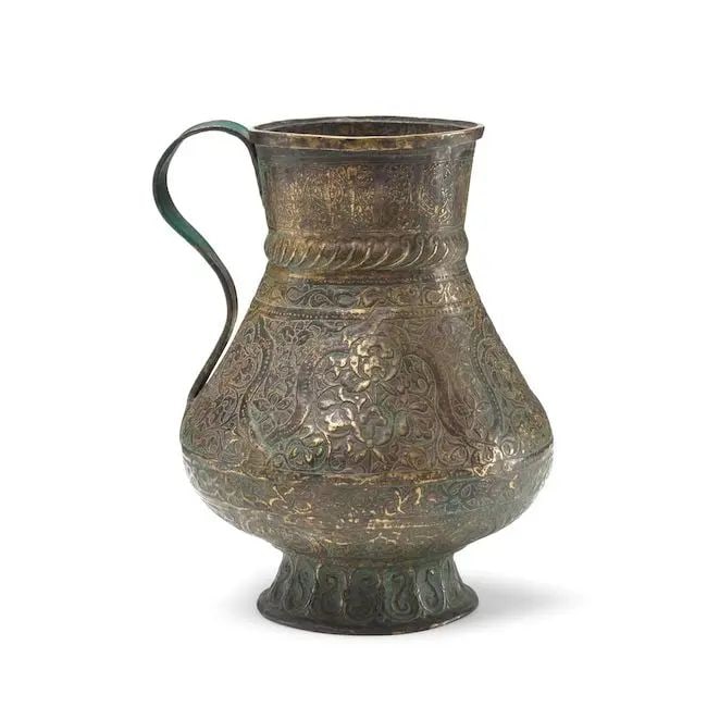 An Ilkhanid bronze jug Persia, 13th/ 14th Century (1 of 1)