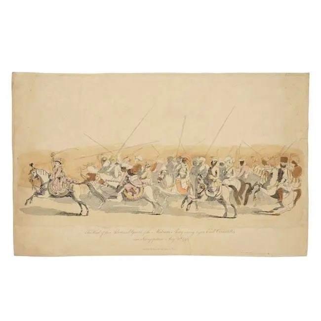 The Head of the Advanced Guard of the Mahratta Army coming to join Earl Cornwallis near Seringap... (1 of 1)