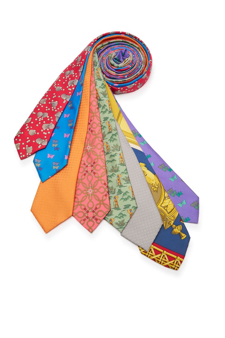 Hermès | a group of eight neckties (1 of 1)
