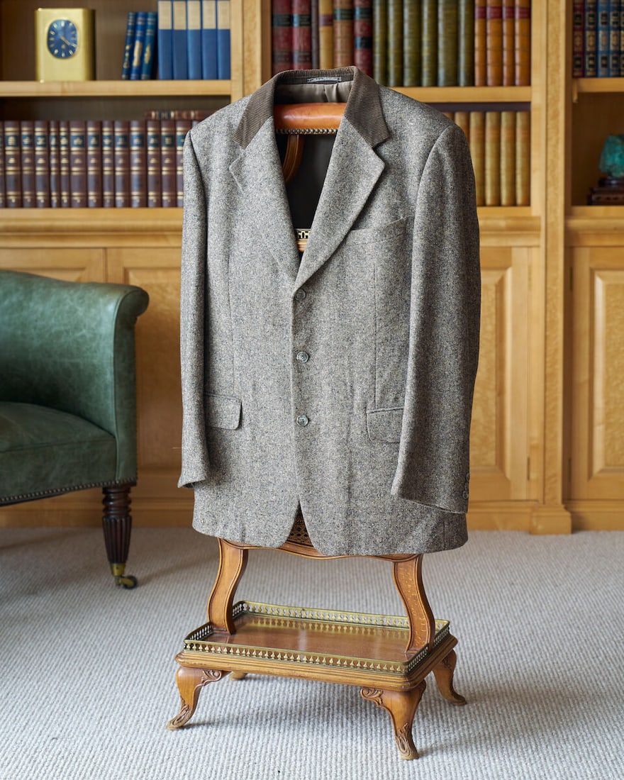 Valentino | tweed sports coat labelled 'Valentino, made in Switzerland', care label to pocket, (1 of 1)