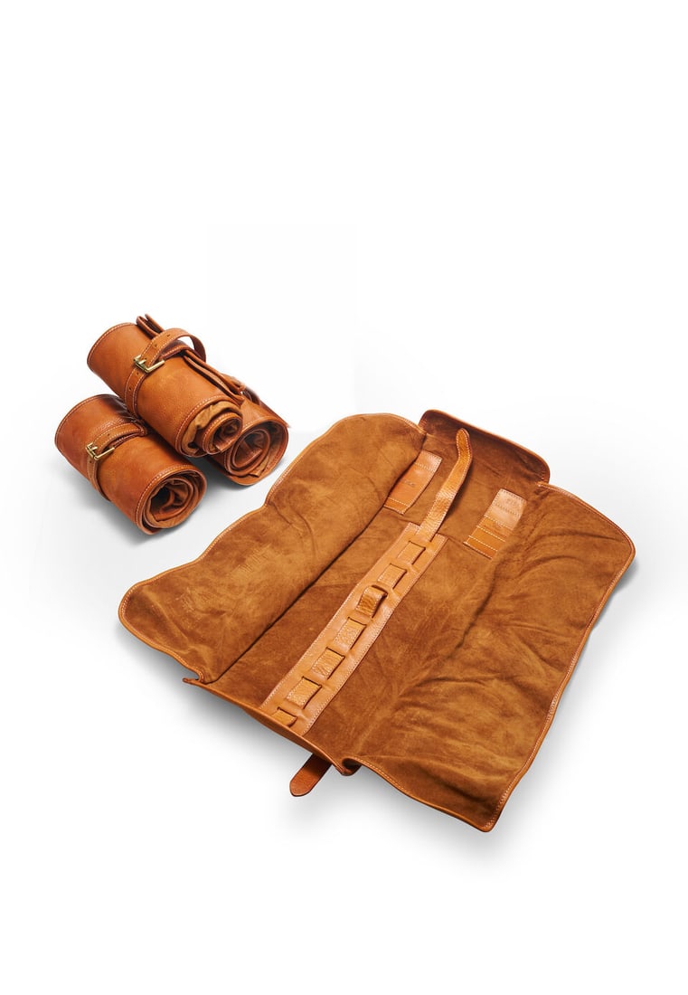 Felisi | Set of four leather travel pouches (4) - 2
