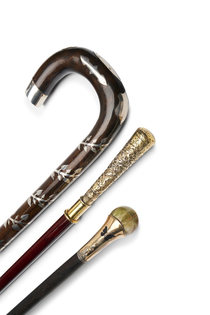 Three walking sticks, English, 20th century (3) - 2