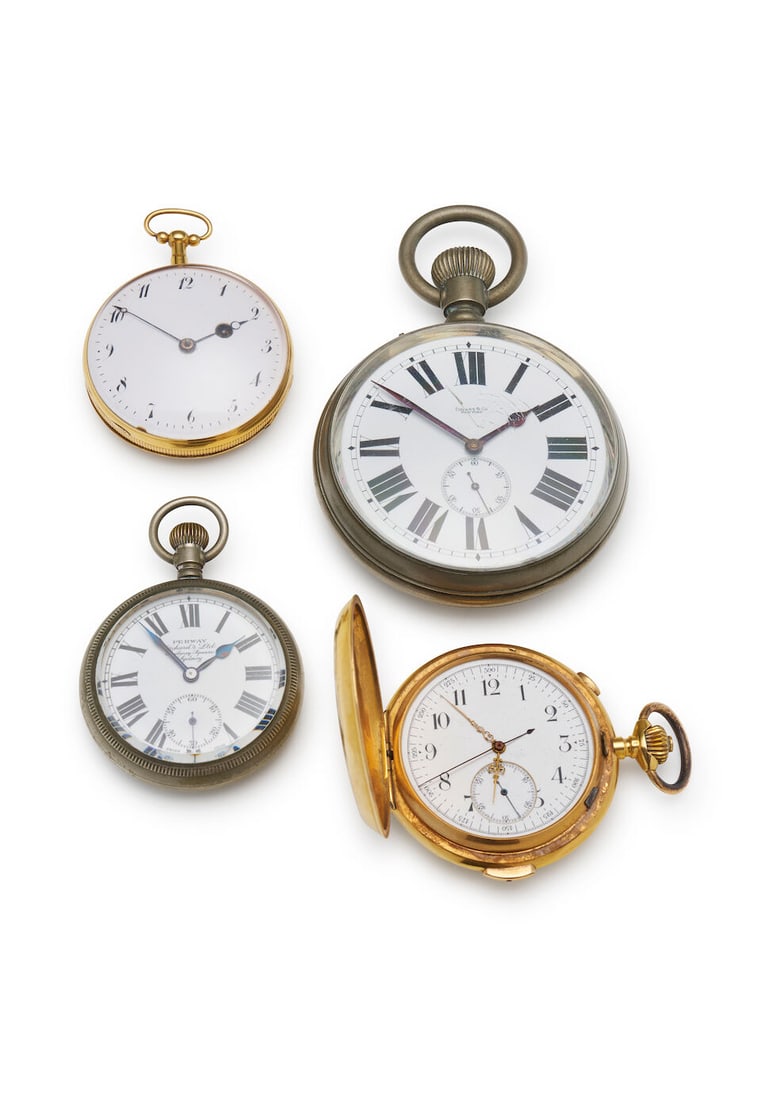 Four pocket watches (4) (1 of 1)