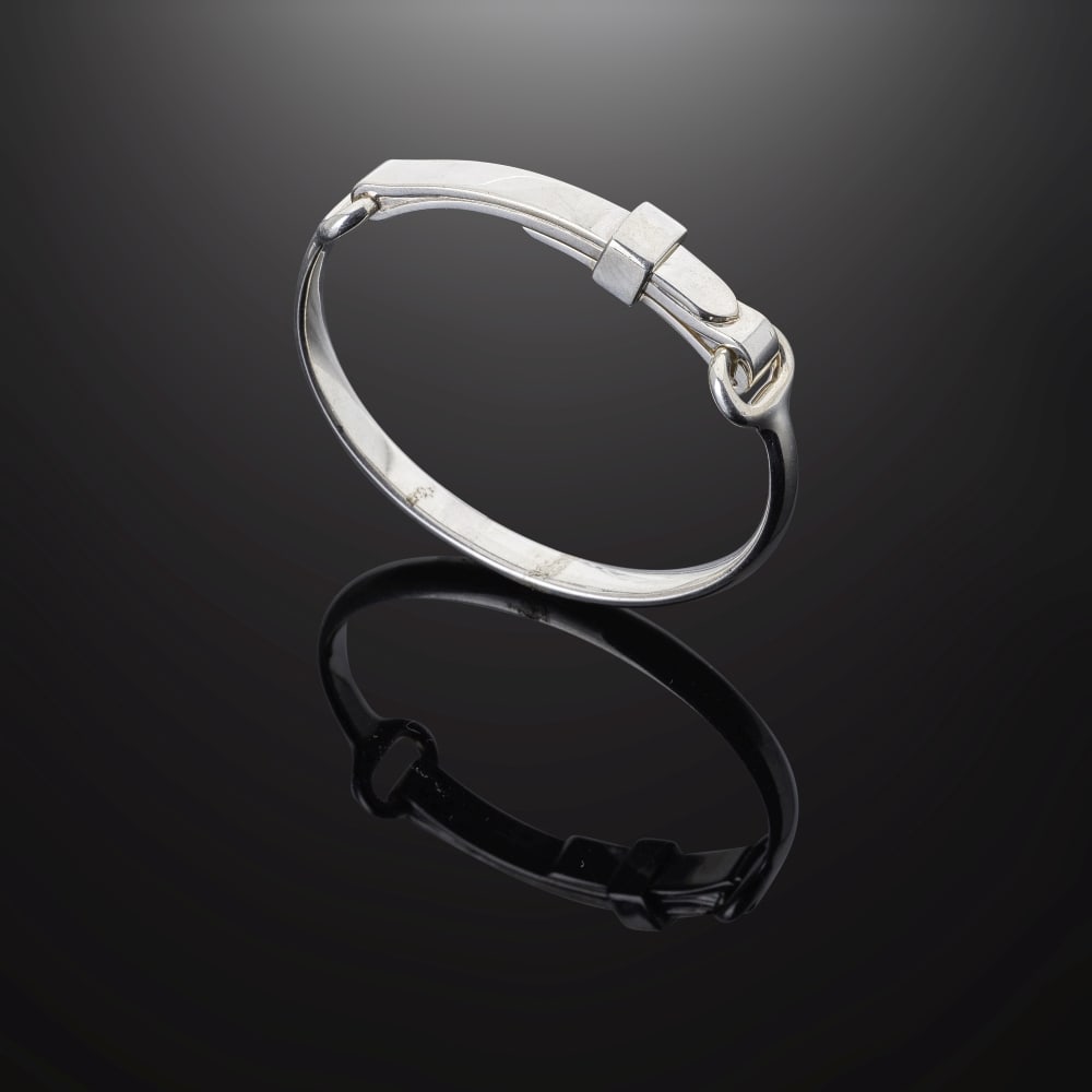 Hermès Paris. Bracelet Mors de Bride en argent 925 °/°°. Hermès Paris. ... (1 of 1)
