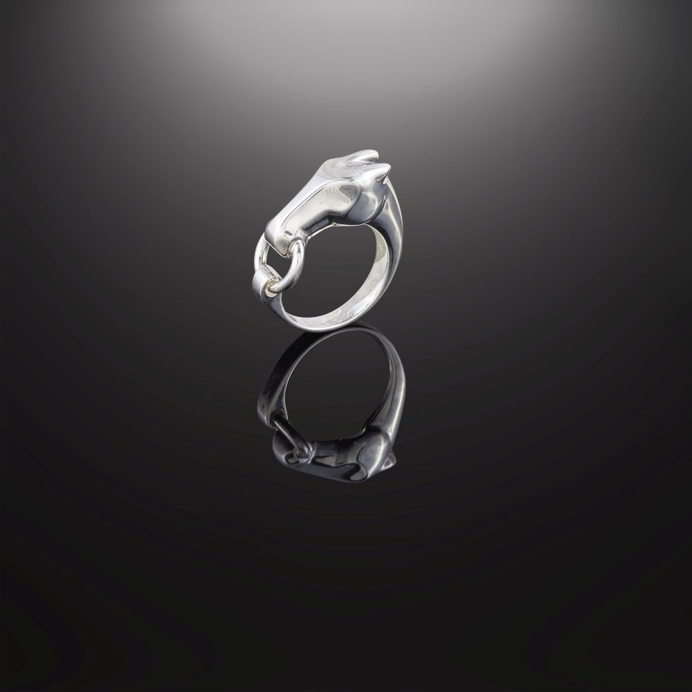 Hermès Paris. Bague Galop en argent 925 °/°°. Hermès Paris. Galop ring ...: Hermès Paris. Bague Galop en argent 925 °/°°. Hermès Paris. Galop ring in 925 sterling silver. Taille/Size: 59. Poids/Weight total: 14,20 gr. Footnotes: Bon état gén