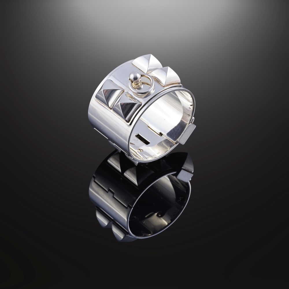 Hermès Paris. Bracelet Collier de Chien en argent 925 °/°°. Hermès Pari... (1 of 1)
