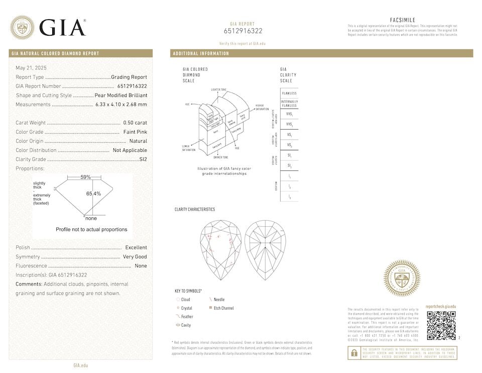 FAINT PINK DIAMOND, COLOURED DIAMOND AND DIAMOND RING - 4
