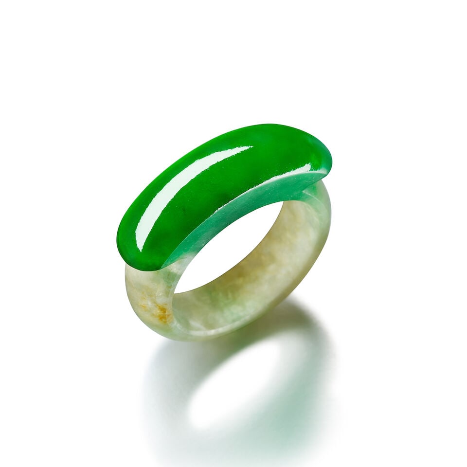 JADEITE SADDLE RING (1 of 4)