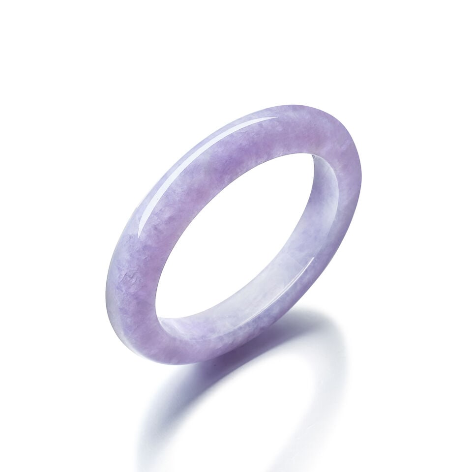 LAVENDER JADEITE BANGLE (1 of 5)
