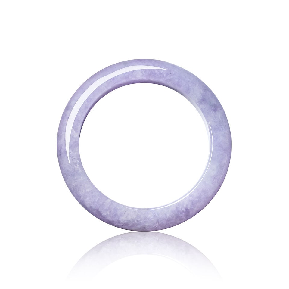 LAVENDER JADEITE BANGLE - 3