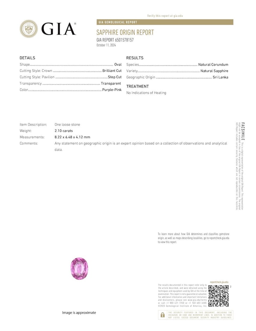PINK SAPPHIRE AND DIAMOND RING - 2