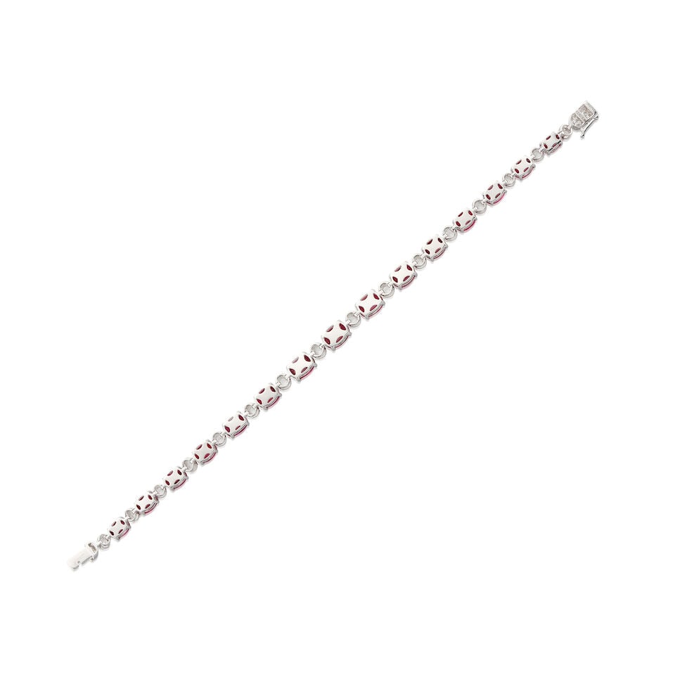 RUBY AND DIAMOND BRACELET - 2