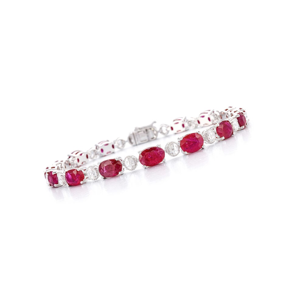 RUBY AND DIAMOND BRACELET - 3