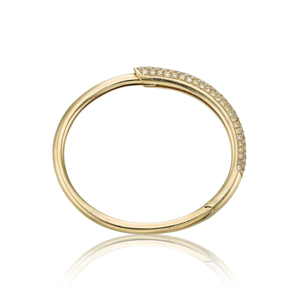 DIAMOND HINGED BANGLE - 2