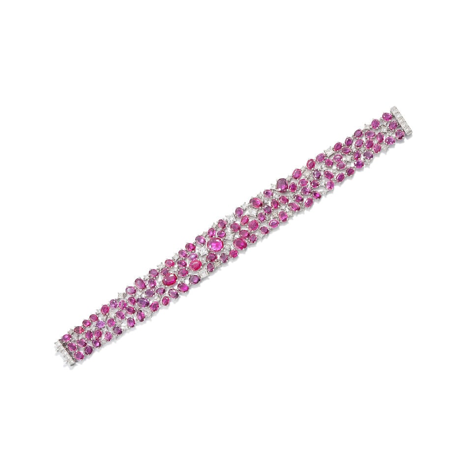 RUBY AND DIAMOND BRACELET (1 of 3)