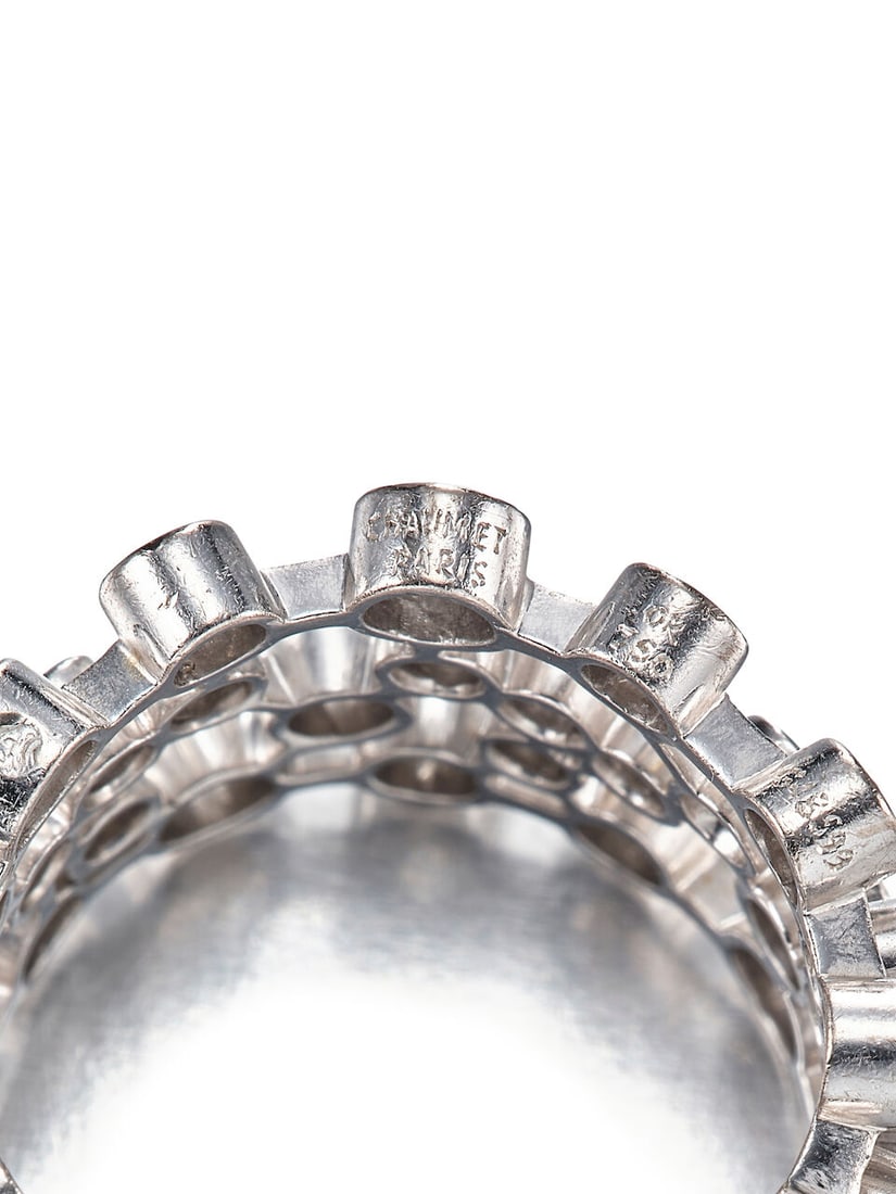 CHAUMET PARIS: DIAMOND RING, AND AN UNSIGNED CORAL AND DIAMOND BROOCH (2) - 4