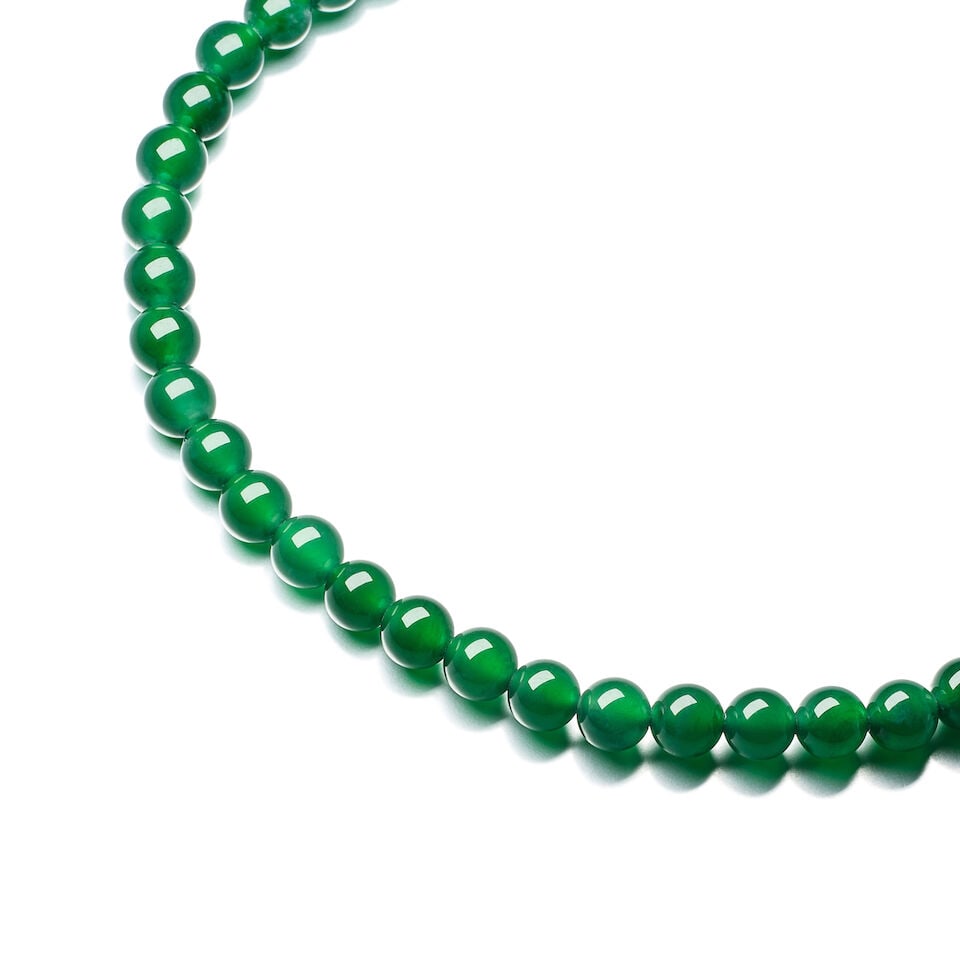 JADEITE BEAD, GEM-SET AND DIAMOND NECKLACE - 2