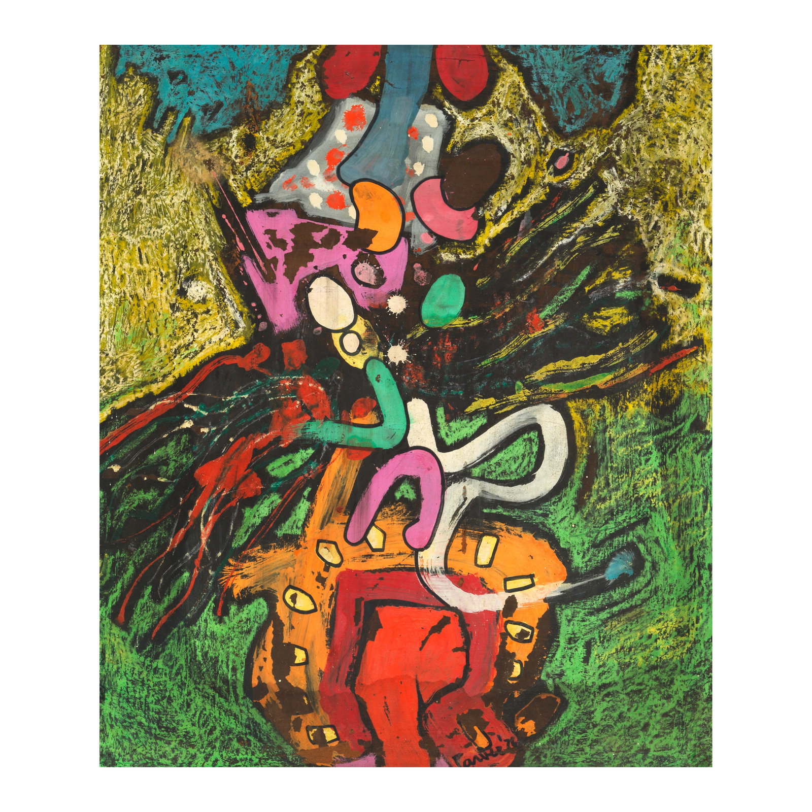 Ahmed Parvez (1926-1979) Untitled (Abstract) (1 of 1)