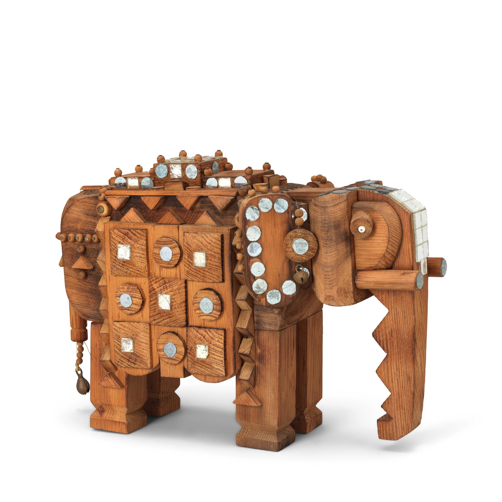 K.G. Subramanyan (1924-2016) & Gyarsilal Varma (1930-2000) Untitled (Elephant) 25.7 x 39.4 x 15.... (1 of 1)