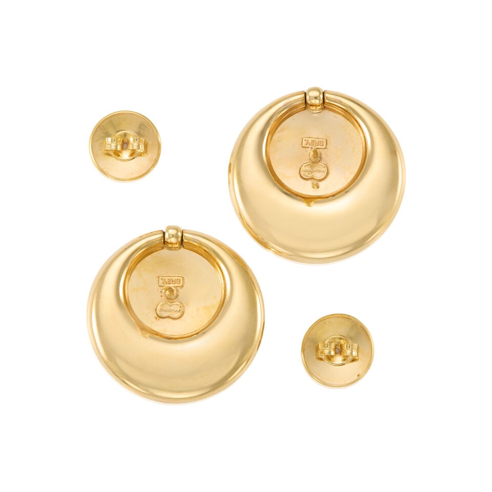 PAIR OF 14K GOLD AND CULTURED PEARL EARRINGS - 2