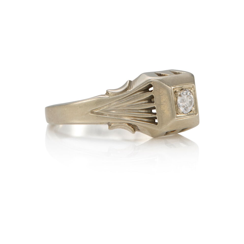 18K GOLD AND DIAMOND RING - 2