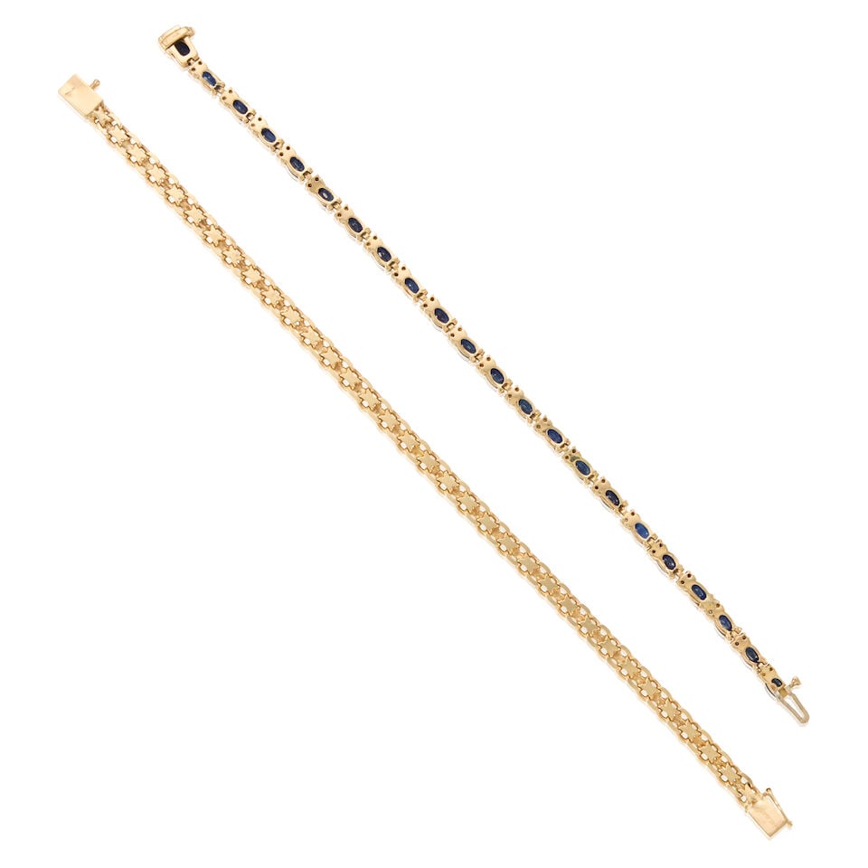 TWO 14K GOLD BRACELETS - 2
