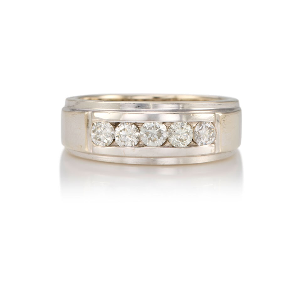 14K GOLD AND DIAMOND RING (1 of 2)