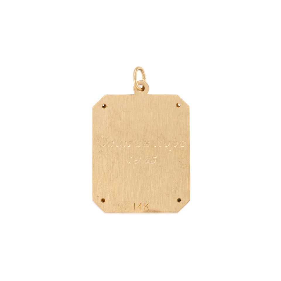 14K GOLD AND DIAMOND PENDANT - 2