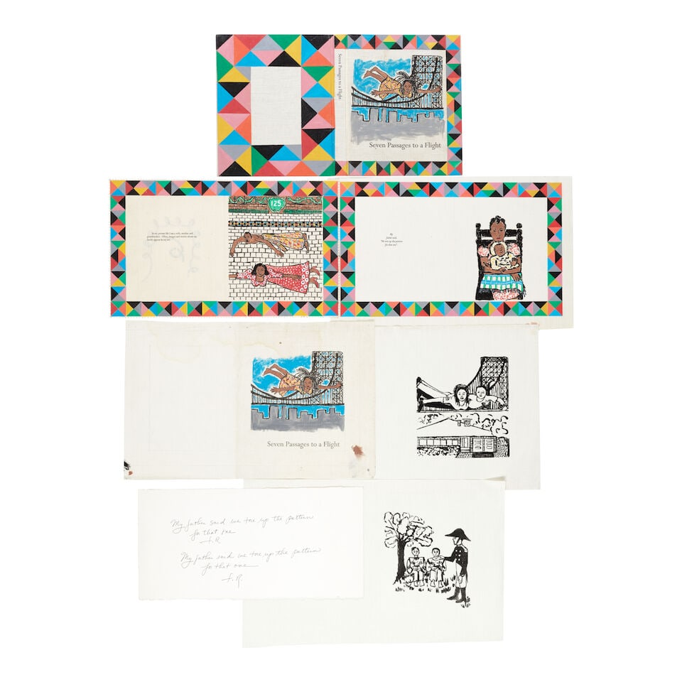 Seven Passages to a Flight, an Artists Book with a Story Quilt by Faith Ringgold, the Publisher'... - 5
