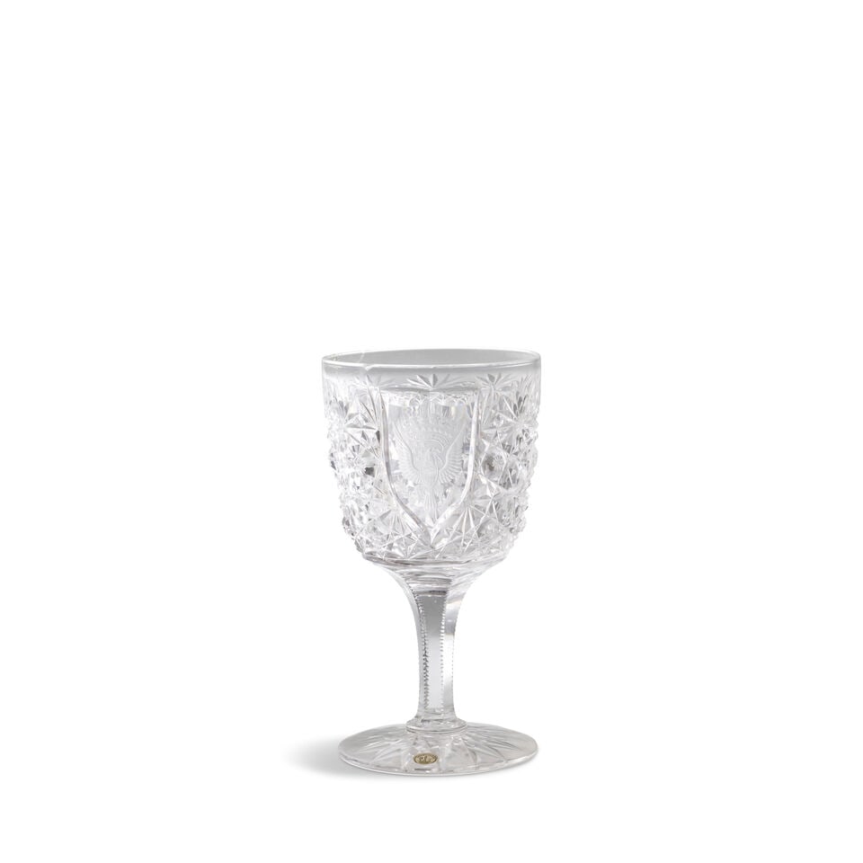 A Rare Benjamin Harrison White House 'Russian Pattern' Goblet. Brooklyn, NY, and White Mills, PA... - 2
